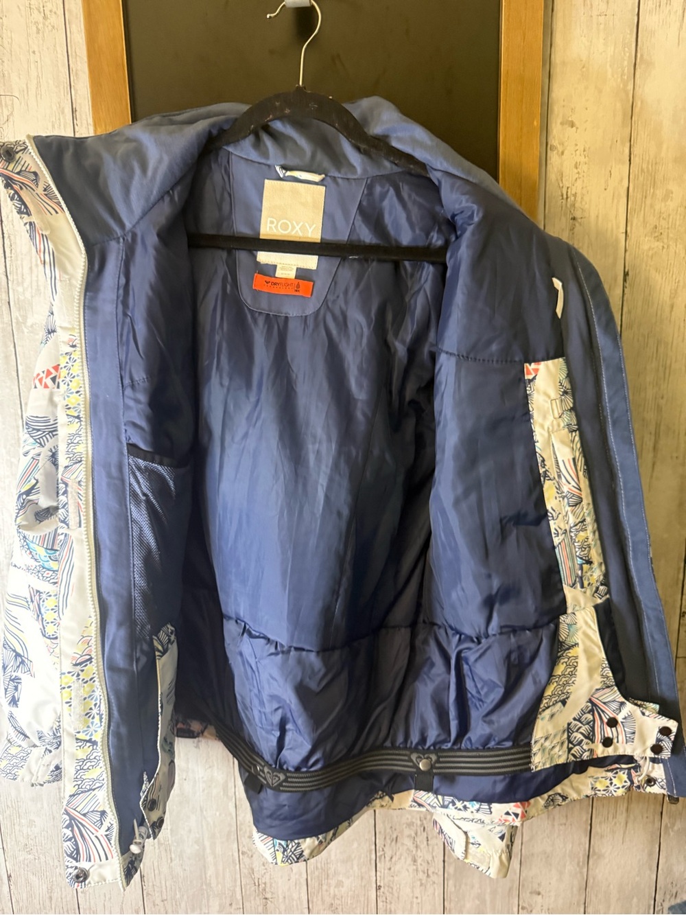 Roxy Snow Jacket Women's M Dryflight Warmflight Mosaic Print Aztec Ski - Picture 11 of 16